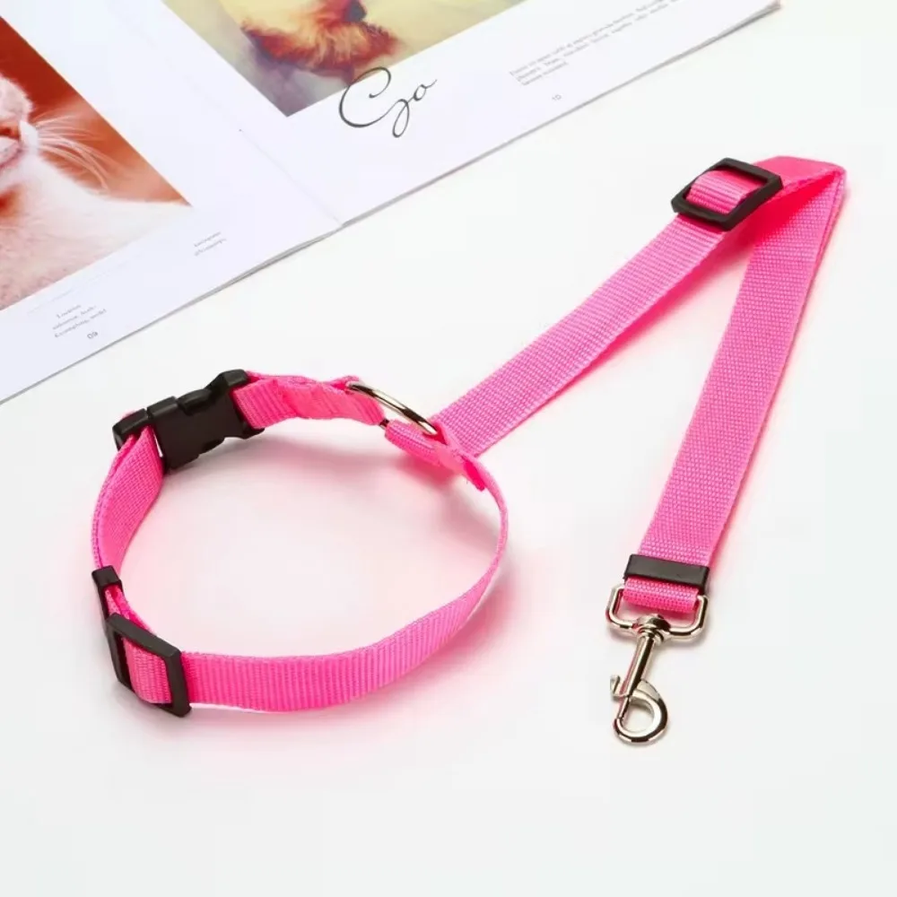 Adjustable Nylon Dog Seat Belt and Harness for Safe and Comfortable Travel - Image 3