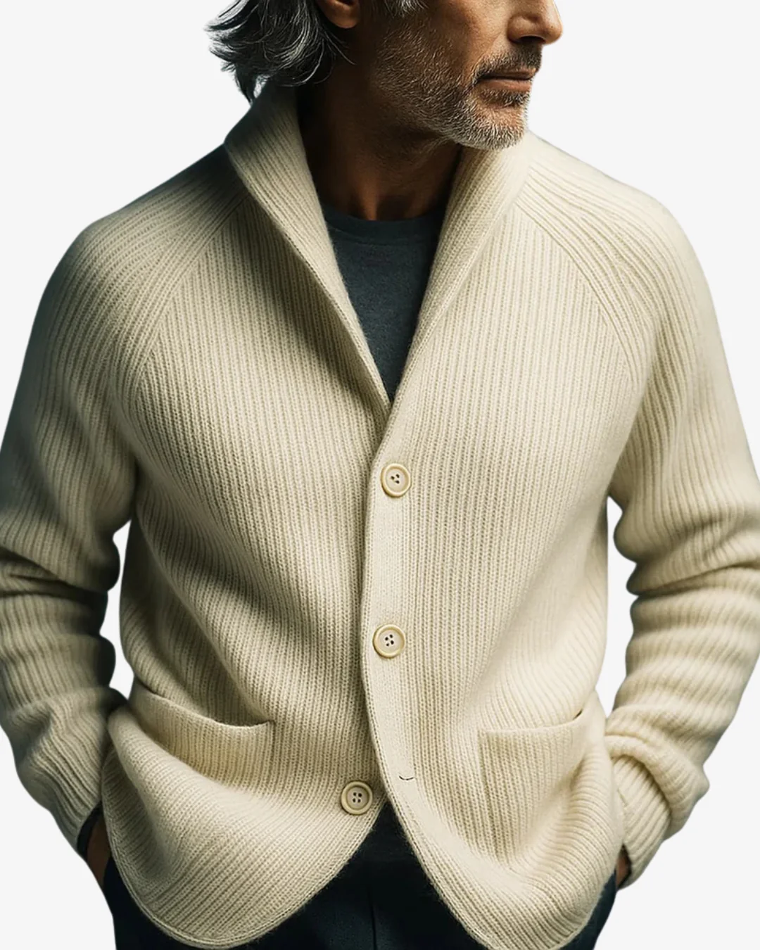 Andrew | Modern Wool-Blend Cardigan for Everyday Sophistication - Image 7