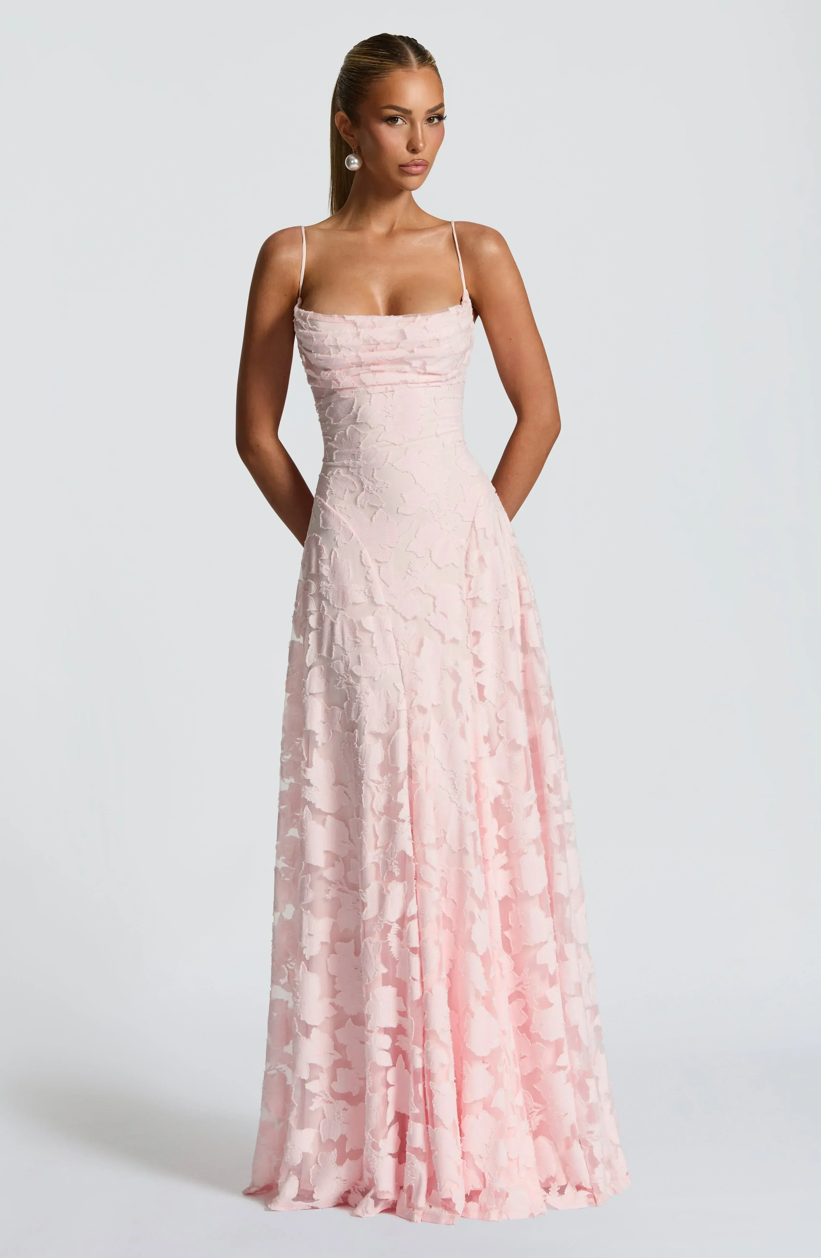 Aveline |Elegant Lace Corset Maxi Dress - Glamorous Evening Gown - Image 4