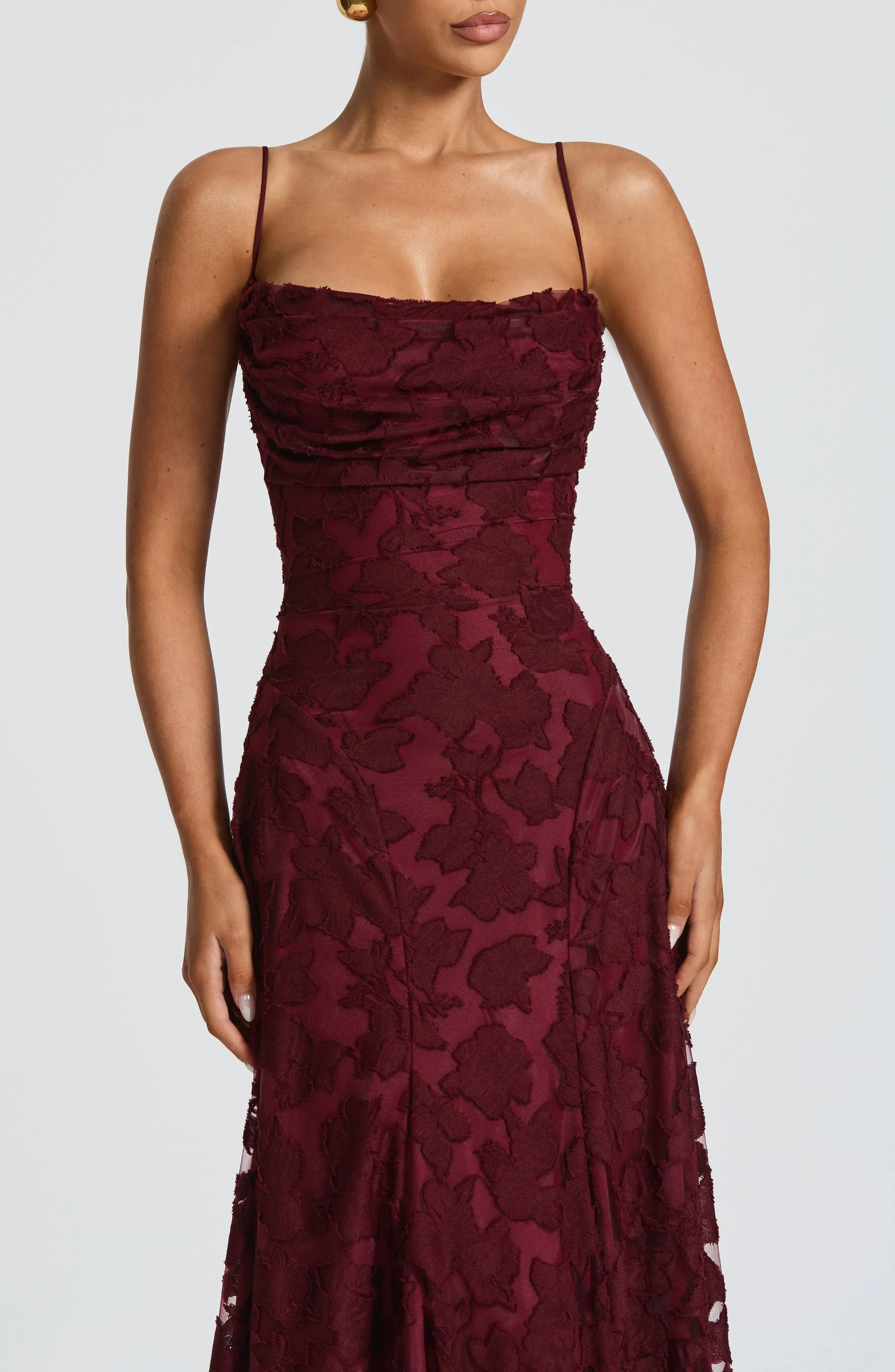 Aveline |Elegant Lace Corset Maxi Dress - Glamorous Evening Gown - Image 5