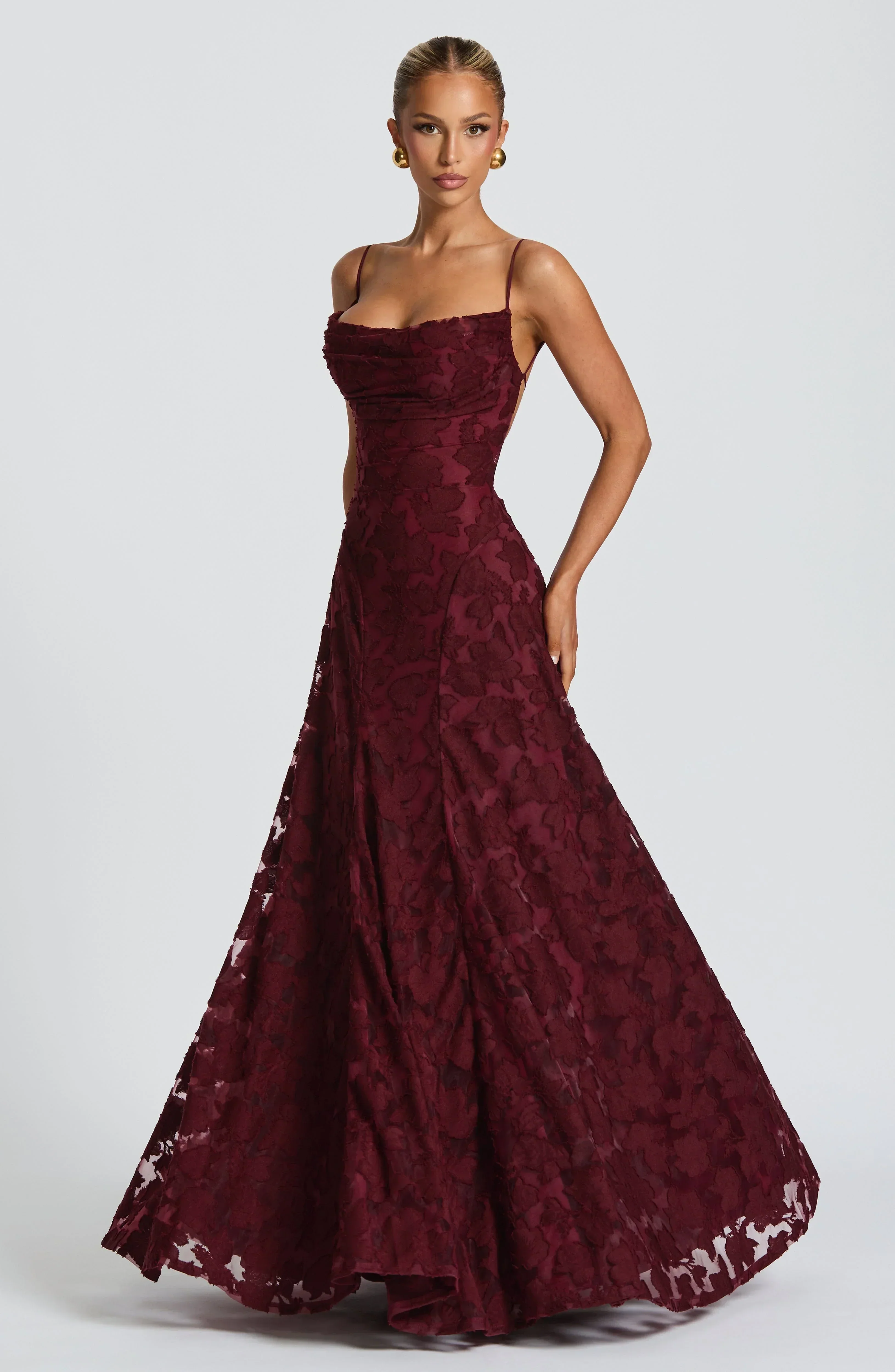 Aveline |Elegant Lace Corset Maxi Dress - Glamorous Evening Gown - Image 6