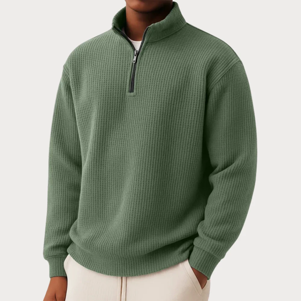 Carter Timeless Knit Quarter-Zip Pullover - Image 4