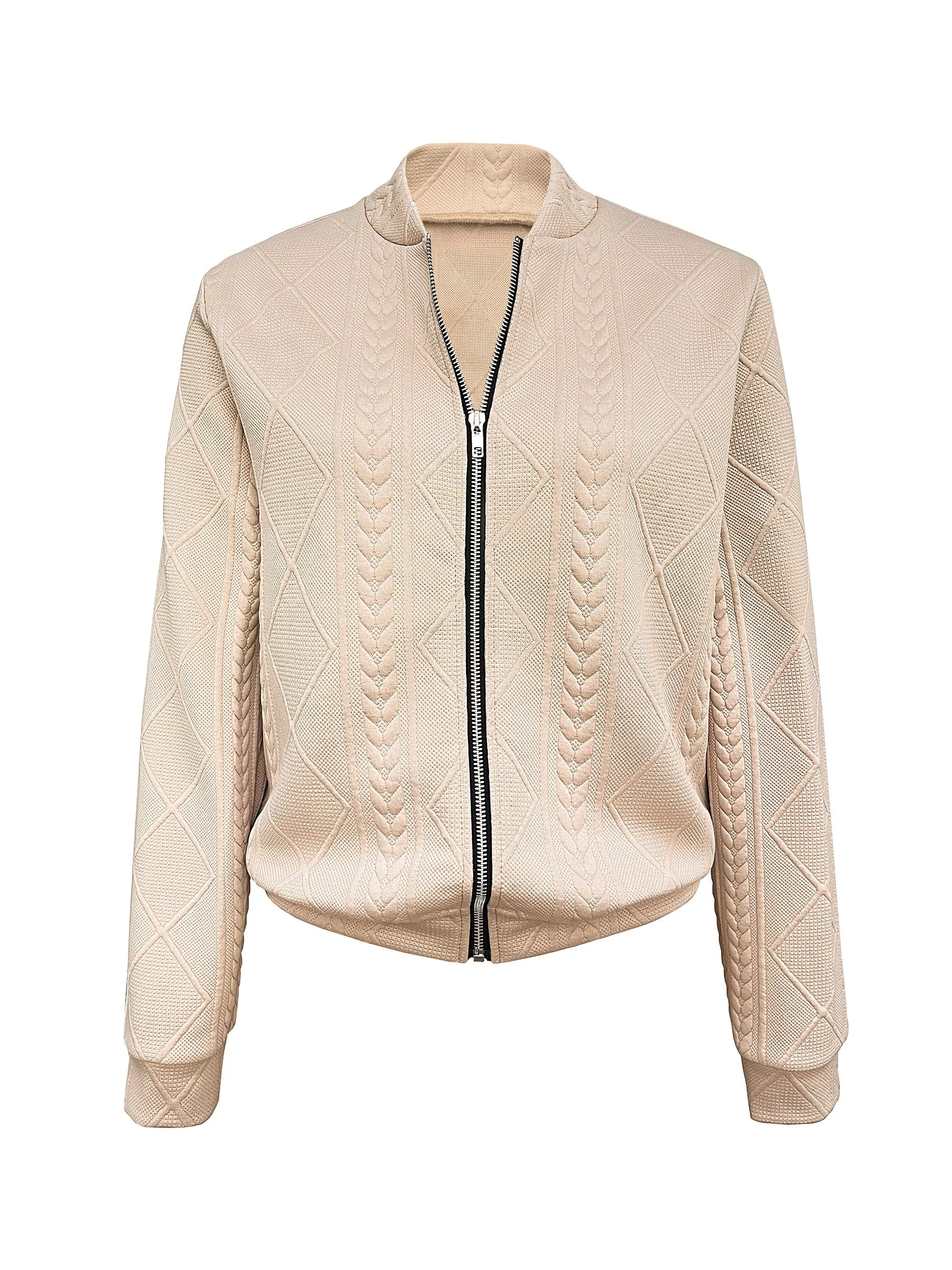 Emma | Elegant jacket with zipper - Image 3