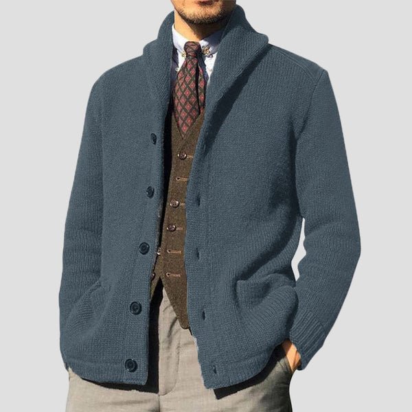 Grayson Solid Button-Front Knit Cardigan - Image 5