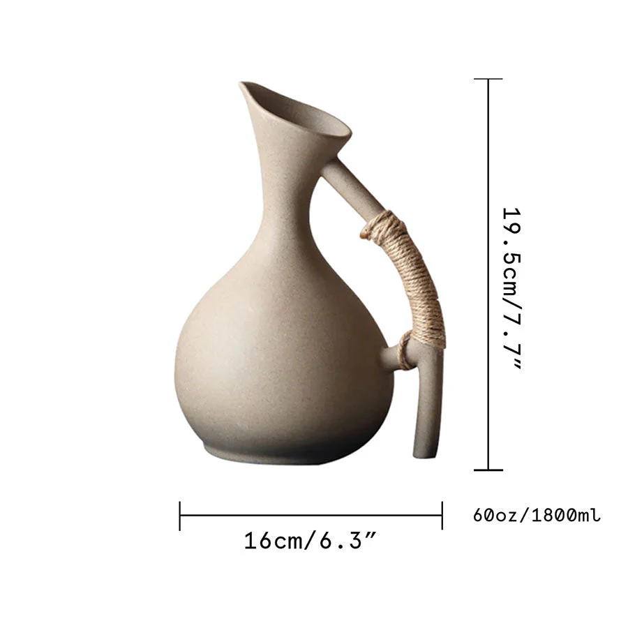 Handmade Ceramic Pitcher - Image 11