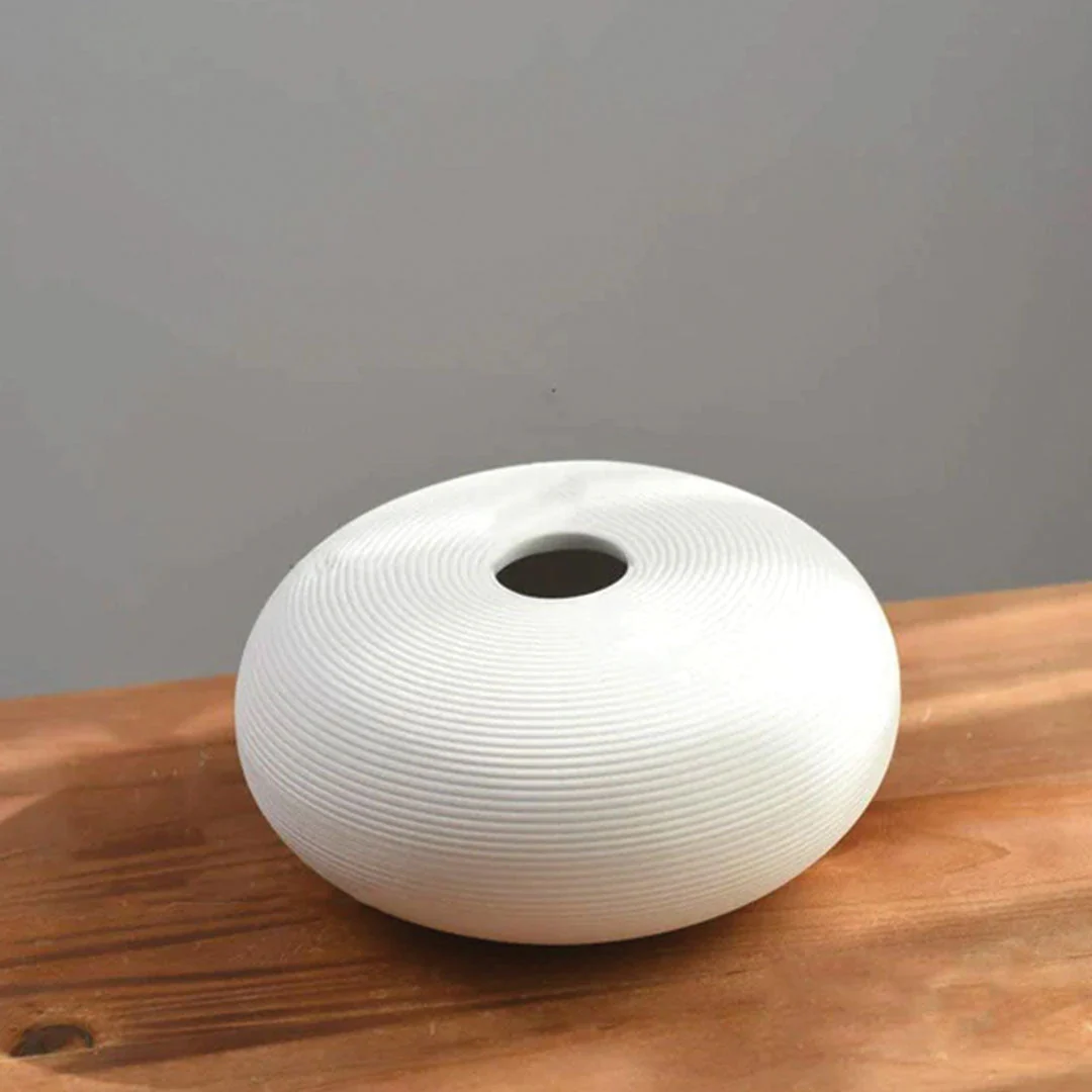 Handmade Ceramic Vase Blanche - Image 11