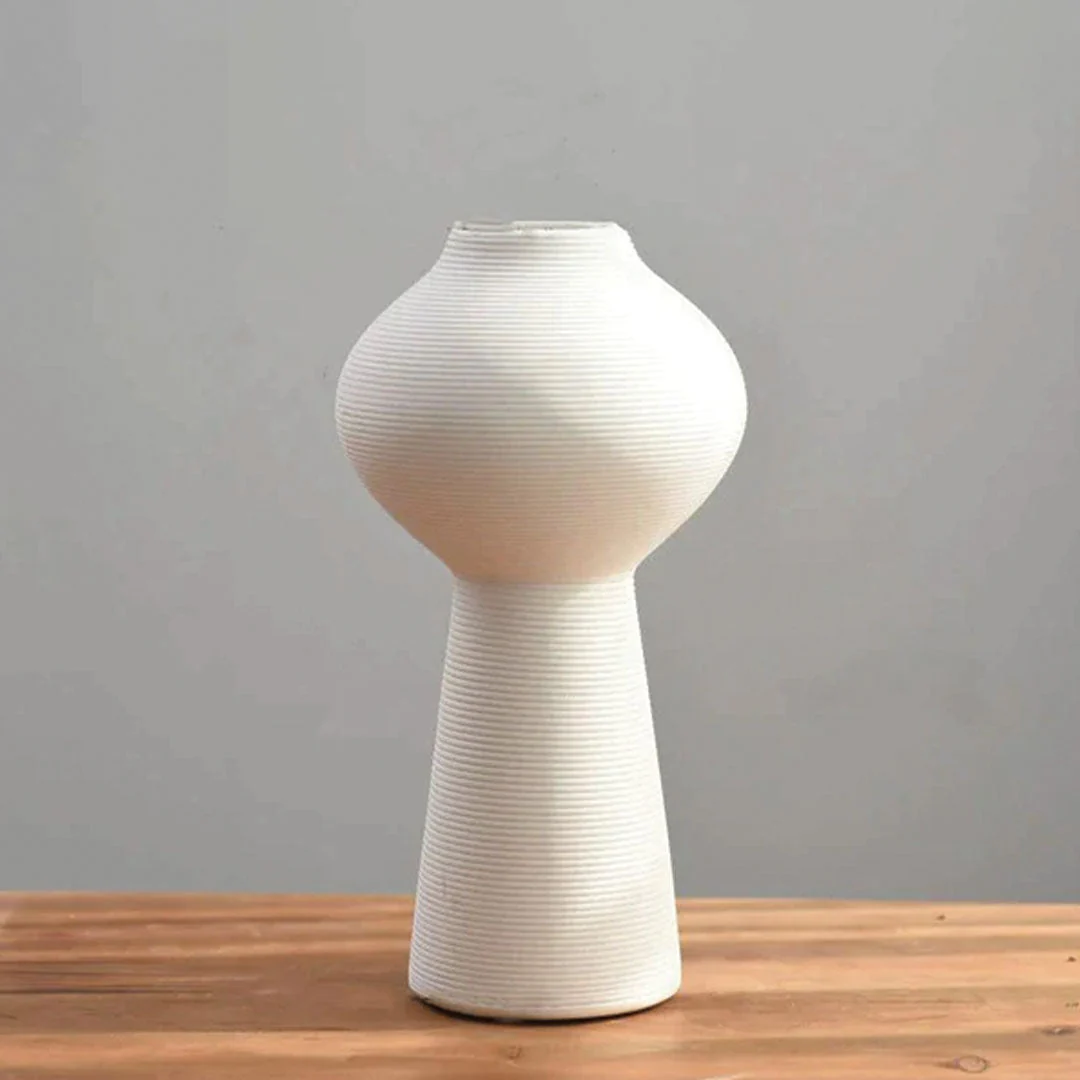 Handmade Ceramic Vase Blanche - Image 9