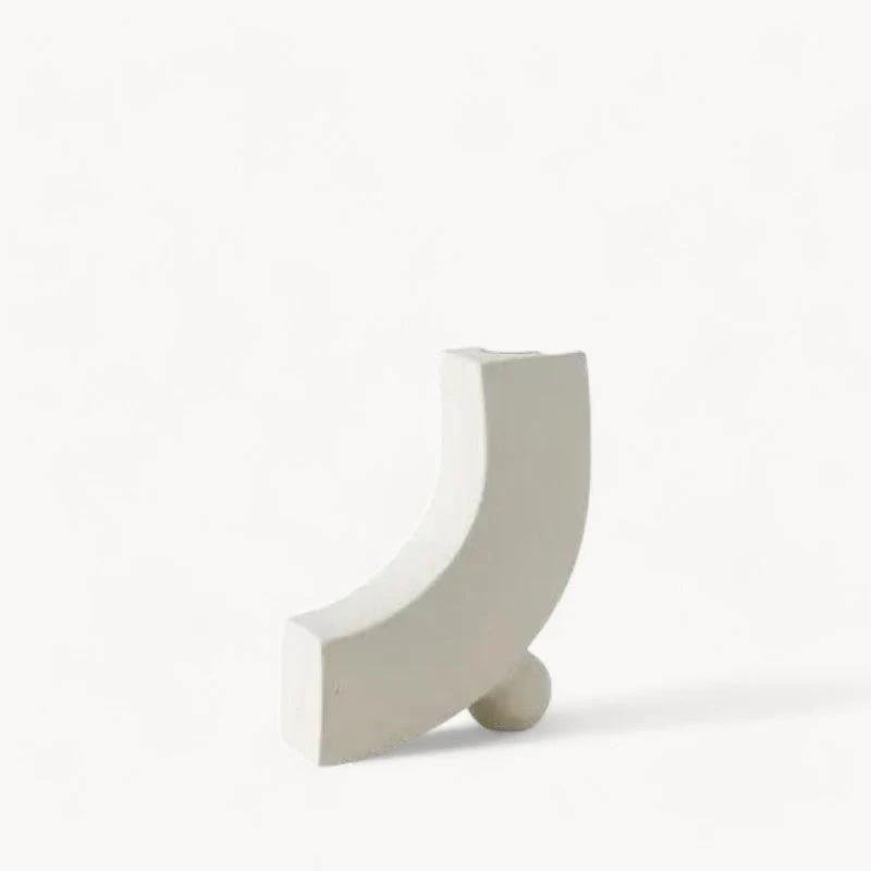 Handmade White Ceramic Vase - Image 20