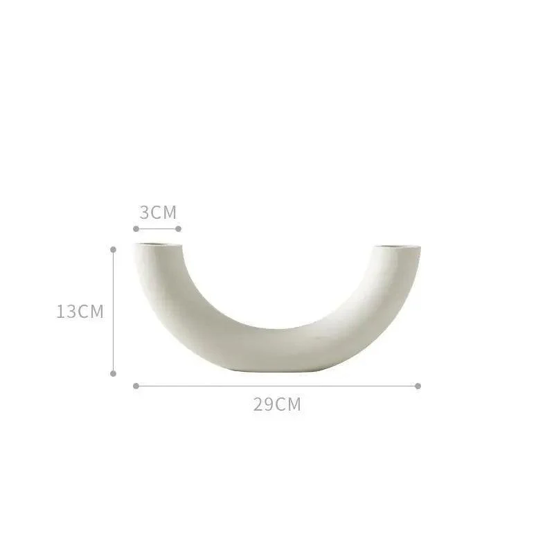 Handmade White Ceramic Vase - Image 8