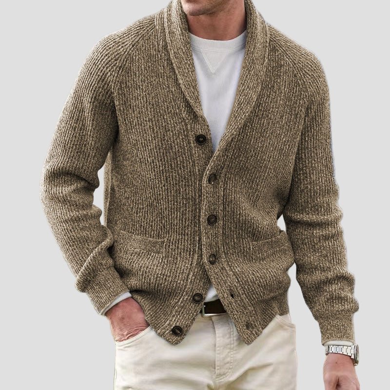 Henry Men's Cozy Cardigan Sweater - Classic Knit - Image 4