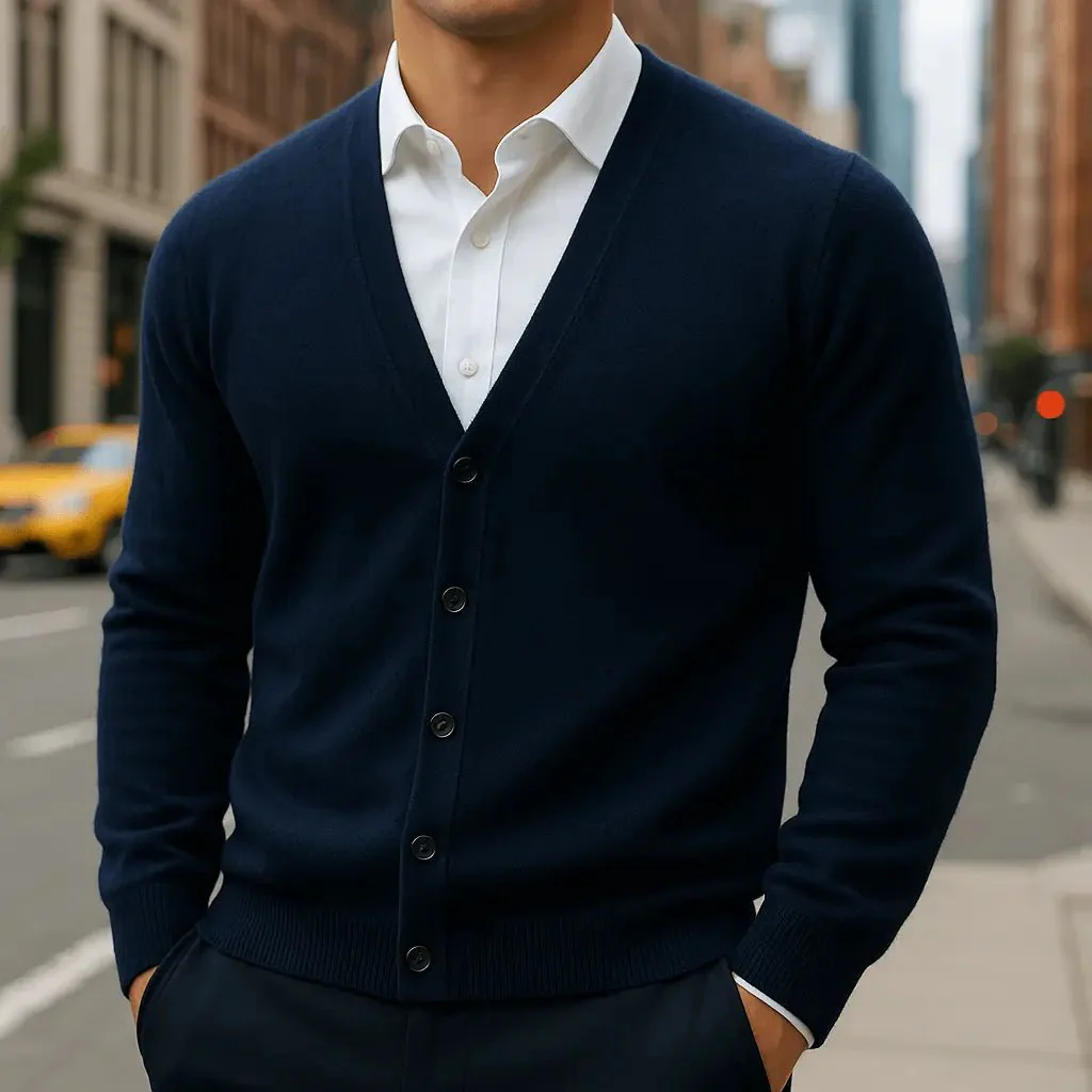 Lucas | Men's Casual Cardigan for Everyday Comfort and Style - Image 7