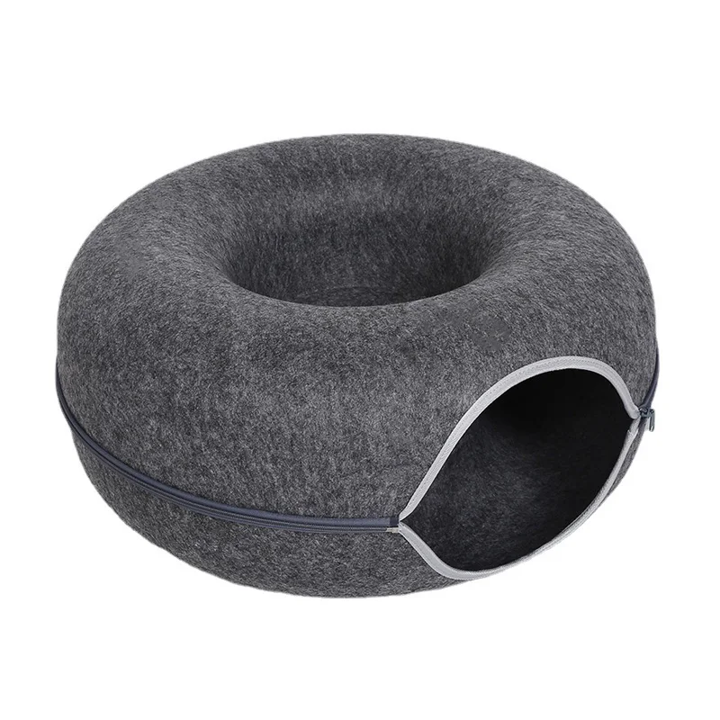 Luxe Cat Bed for Two with Interactive Tunnel for extra comfort and fun - Image 6